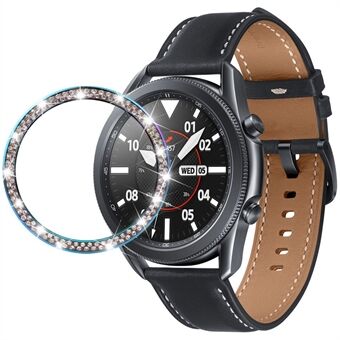 Shiny strass wijzerplaat bezel bescherming Ring voor Samsung Galaxy Watch3 41mm