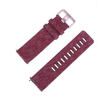 Nylon canvas Smart Watch-vervangingsband voor Fitbit Versa / Versa 2 / Versa Lite-editie enz.