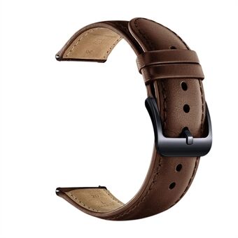 Voor Samsung Gear Sport (S4) 20 mm rundlederen band: