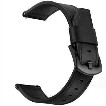 Voor Samsung Gear S3 Classic/S3 Frontier 22 mm mes staart lederen band vervangende band: