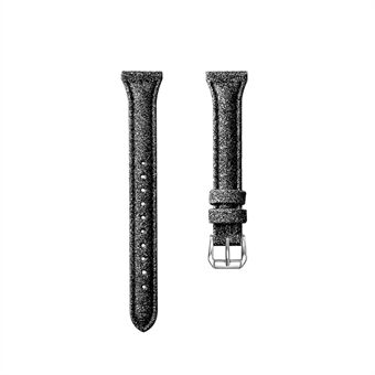 18 mm Bling Design-vervanging van echt lederen Smart horlogeband voor Xiaomi Mi Watch