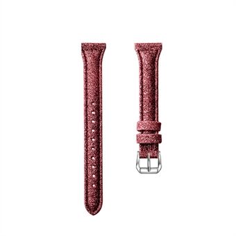 18 mm Bling Design-vervanging van echt lederen Smart horlogeband voor Xiaomi Mi Watch