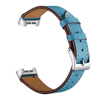 Met echt leer beklede Smart Watch-band voor Fitbit Charge 4/3 "