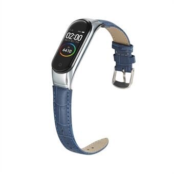 Krokodiltextuur lederen band voor Xiaomi Mi Band 3 / Mi Smart Band 4