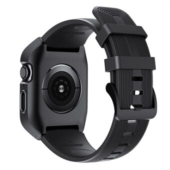 Smart horlogeband van siliconen met hoes voor Apple Watch Series 3/2/1 42 mm