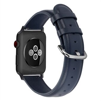 Echt lederen Smart horlogeband voor Apple Watch SE / serie 6/5/4 44 mm / serie 3/2/1 42 mm