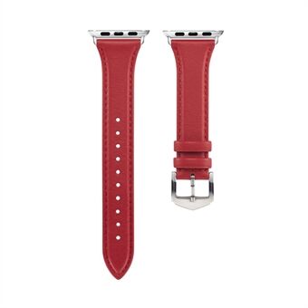 Vervanging van lederen Smart horlogeband voor Apple Watch-serie 5/4 44 mm / serie 3/2/1 42 mm