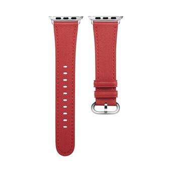 Echt lederen Smart Watch-vervangingsband voor Apple Watch-serie 6/SE/5/4 40 mm / serie 3/2/1 38 mm