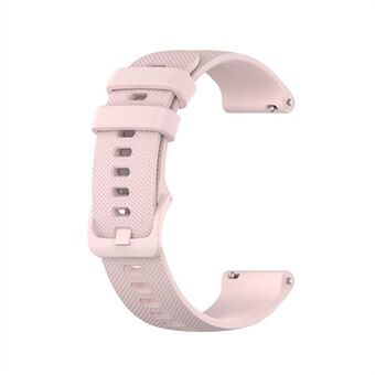 20 mm siliconen horlogeband met rastertextuur voor Polar Ignite / Garmin Vivomove 3 vervangende Smart horlogeband