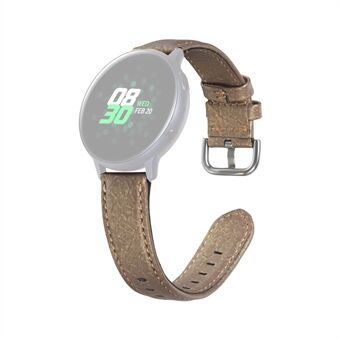 20 mm PU-leren band voor Samsung Galaxy Watch 42 mm / Gear Sport / Huami Amazfit GTR 42 mm