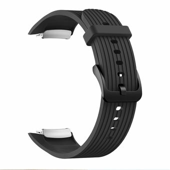 Verticale strepen graan siliconen Smart horlogeband vervanging [Stor formaat] voor Samsung Galaxy Gear Fit2 Pro