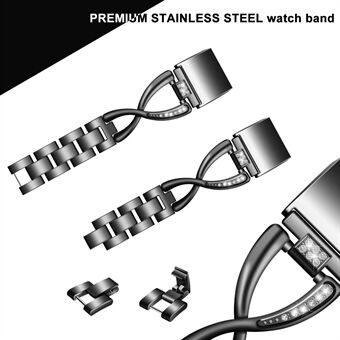 Diamond Decor Zinklegering horlogebandje voor Fitbit Charge 2