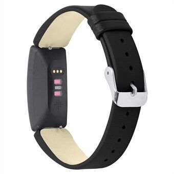 Single Loop Hemming wijzerplaat van echt leer met korte stijl voor Fitbit Inspire / Inspire HR