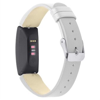 Single Loop Hemming wijzerplaat van echt leer met korte stijl voor Fitbit Inspire / Inspire HR