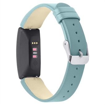 Single Loop Hemming wijzerplaat van echt leer met korte stijl voor Fitbit Inspire / Inspire HR