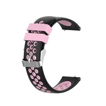 22 mm tweekleurige siliconen horlogeband voor Samsung S3 / S4 / Galaxy horloge 46 mm