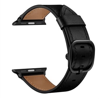 DS Style echt lederen horloge voor Apple Watch Series 6/SE/5/4 44mm / Series 3 2 1 Watch 42mm