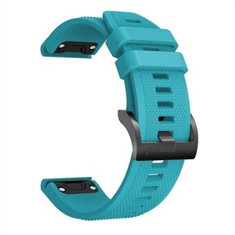 Siliconen horlogeband met zwarte driehoekige gesp voor Garmin Fenix 5