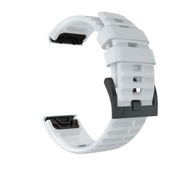 26 mm siliconen Smart Watch Band-vervanging voor Garmin Fenix 6X GPS / 6X Pro enz.