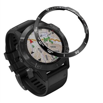 Ring Steel Ring (stijl B) voor Garmin Fenix 6X