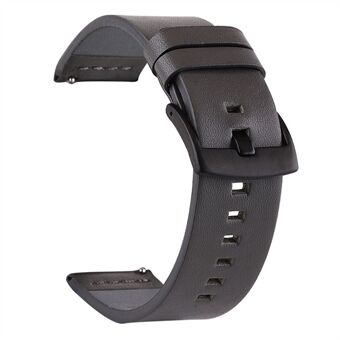 24 mm vervangende horlogeband van echt leer voor Sony Smartwatch 2 SW2 / Suunto Traverse / Seiko SUN059 enz.