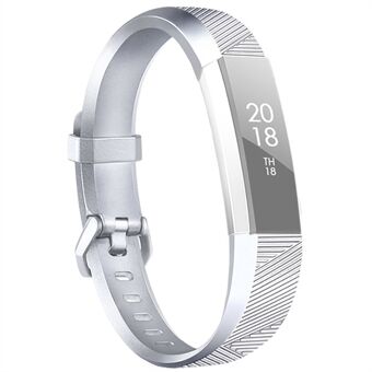 Siliconen metalen vervangende band voor Fitbit Alta HR / Alta