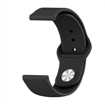 22 mm siliconen Smart horlogeband met klinknagel gespsluiting voor Xiaomi Haylou Solar