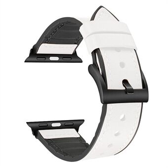 22 mm PU-leer gecoate TPU-horlogeband voor Apple Watch Series 1/2/3 42 mm / Apple Watch Series 4 44 mm