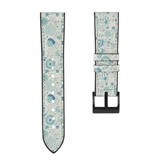 20 mm met leer beklede TPU-horlogeband voor Samsung Galaxy Watch Active1 / 2 / Galaxy Watch 42 mm enz.