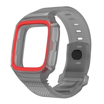 Verstelbare siliconen vervangende horlogeband voor Fitbit Versa