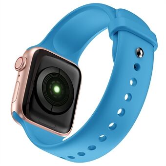 Vervanging van gewone siliconen band voor Apple Watch SE 44 mm / 6 44 mm / 5 44 mm / 4 44 mm / 3 42 mm / 2 42 mm / 1 42 mm