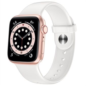 Siliconen horlogeband voor vervangende Apple Watch 1/2/3 38 mm of 4/5/6 / SE 40 mm - Wit