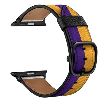 Stijlvolle lederen band voor Apple Watch Series 1/2/3 42mm / Series 4/5/6 44mm