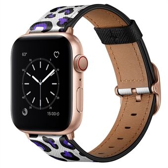 Stijlvolle lederen band voor Apple Watch Series 6/5/4 / SE 40 mm / Series 3 38 mm