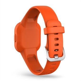 Effen kleur siliconen horlogeband voor Garmin Vivofit jr 3