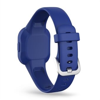 Effen kleur siliconen horlogeband voor Garmin Vivofit jr 3
