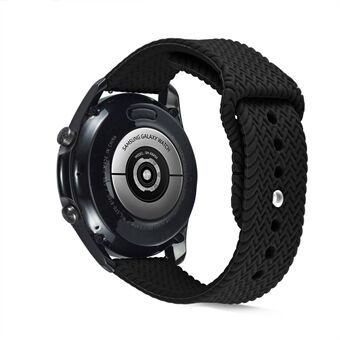 20 mm geweven design siliconen horlogeband voor Samsung Galaxy Watch Active 2 / Gear S2 Classic Etc