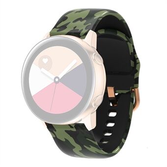 Universal siliconen horlogeband met 22 mm patroon voor Huawei Watch 3/3 Pro / Samsung Amazfit Watch Etc