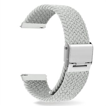 Eenvoudig verstelbare elastische nylon horlogeband vervangende horlogeband 20 mm voor Samsung Galaxy Watch 42 mm