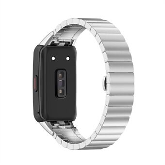 Een Steel kraal, horlogeband vervanging voor Huawei Band 6 / Honor Band 6 - Zilver