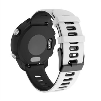 Dubbelkleurige 22 mm brede siliconen band Vervanging van rubberen snelsluiting voor Garmin Quick 4 / Venu 2 / Huawei Watch 3