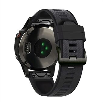 Tweekleurige horlogeband 22 mm zachte siliconen vervangende band voor Garmin Fenix 6 / Fenix 5 / Forerunner 945 / Forerunner 935 / MARQ