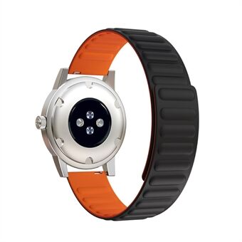 20mm Universal Magnetische Absorptie Siliconen Band Vervanging voor Samsung Galaxy Watch4 Classic 46mm 42mm / Watch4 44mm 40mm / Gear Sport