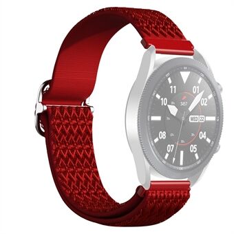 22 mm Universal elastische Rhombus nylon horlogeriem vervanging voor Samsung Galaxy Watch3 45 mm / Gear S3 Classic/ Gear S3 Frontier / Xiaomi Haylou RS3 LS04
