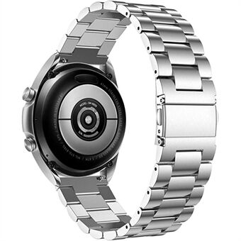 JLT 22mm Drie Kralen Roestvrij Steel Armband Metalen Zware Horloge Platte Armband Band voor Samsung Galaxy Watch3 45mm