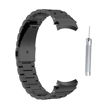 3 kralen Smart horlogeband voor Samsung Galaxy Watch 5 / Watch 5 Pro / Watch4 Classic 46 mm / 42 mm / Watch4 44 mm / 40 mm, vervangende Steel polsband