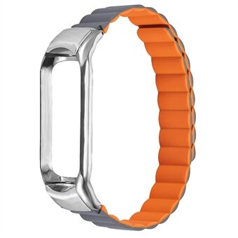 Verstelbare lichte siliconen magnetische zuigband voor vervangende armband voor Xiaomi Mi Band 3/4