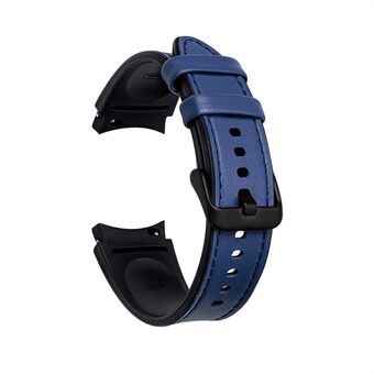 20 mm verstelbare leren band voor Samsung Galaxy Watch4 44 mm 40 mm / Galaxy Watch4 Classic 46 mm 42 mm