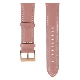 22mm Quick Release lederen band Verstelbare naairiem voor Samsung Gear S3 Classic / Gear S3 Frontier / Galaxy horloge 46mm