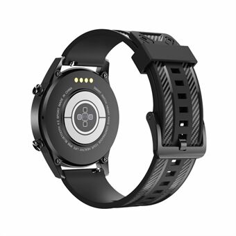 Koolstofvezel getextureerde siliconen horlogeband 22 mm vervangende verstelbare bandjes voor Suunto 9 Peak / Samsung Galaxy Watch3 45 mm / horloge 46 mm R800